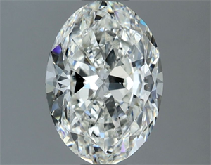 Picture of Natural Diamond 1.50 Carats, Oval with  Cut, G Color, VS1 Clarity and Certified by IGI