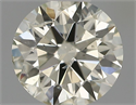 Natural Diamond 0.40 Carats, Round with Excellent Cut, L Color, SI2 Clarity and Certified by IGI