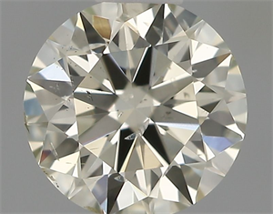 Picture of Natural Diamond 0.40 Carats, Round with Excellent Cut, L Color, SI2 Clarity and Certified by IGI
