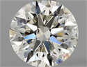 Natural Diamond 0.72 Carats, Round with Excellent Cut, K Color, SI2 Clarity and Certified by GIA