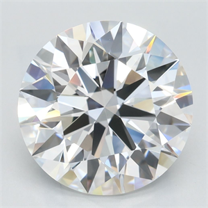 Picture of Lab Grown Diamond 3.93 Carats, Round with Excellent Cut, D Color, IF Clarity and Certified by GIA