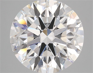 Picture of Lab Grown Diamond 3.57 Carats, Round with Ideal Cut, D Color, VS1 Clarity and Certified by IGI