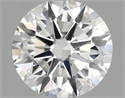 Lab Grown Diamond 1.00 Carats, Round with Ideal Cut, D Color, VS1 Clarity and Certified by IGI