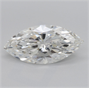 Natural Diamond 4.01 Carats, Marquise with  Cut, H Color, SI1 Clarity and Certified by GIA