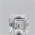 Natural Diamond 0.92 Carats, Asscher with  Cut, G Color, VS1 Clarity and Certified by GIA