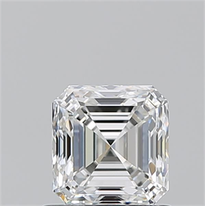 Foto Diamante Natural 0.92 quilates, Asscher , Color G, claridad VS1 y certificado GIA de