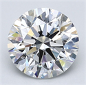 Diamante Natural 2.70 quilates, Redondo , Color G, claridad SI1 y certificado GIA