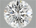 Lab Grown Diamond 2.55 Carats, Round with Excellent Cut, D Color, VVS2 Clarity and Certified by IGI