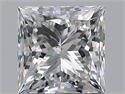 Diamante Natural 0.91 quilates, Princesa , Color G, claridad VS2 y certificado GIA