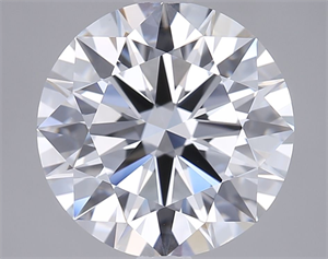 Picture of Lab Grown Diamond 3.00 Carats, Round with Ideal Cut, D Color, VS1 Clarity and Certified by IGI