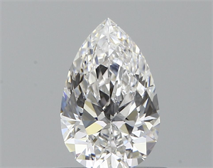 Picture of Natural Diamond 0.50 Carats, Pear with  Cut, E Color, VVS1 Clarity and Certified by GIA