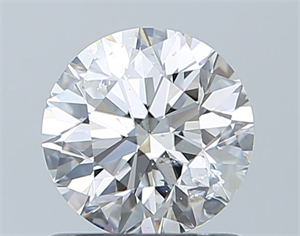 Foto Diamante Natural 0.90 quilates, Redondo , Color F, claridad SI2 y certificado GIA de