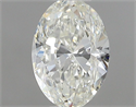 Natural Diamond 0.70 Carats, Oval with  Cut, J Color, SI1 Clarity and Certified by GIA