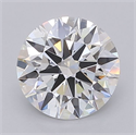 Del inventario de diamantes de laboratorio, 2.05 quilates, Redondo , Color D, claridad VS1 y certificado IGI