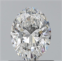 Natural Diamond 0.70 Carats, Oval with  Cut, F Color, VS1 Clarity and Certified by GIA