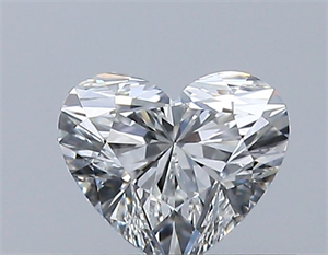 Foto Diamante Natural 0.37 quilates, Corazón , Color F, claridad VS2 y certificado GIA de