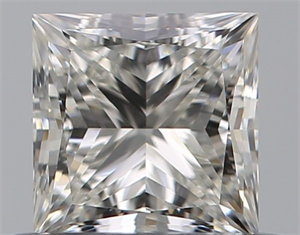 Foto Diamante Natural 0.51 quilates, Princesa , Color H, claridad VS2 y certificado GIA de
