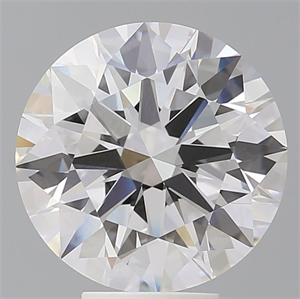 Picture of Lab Grown Diamond 6.09 Carats, Round with Ideal Cut, E Color, VVS2 Clarity and Certified by IGI