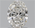 Natural Diamond 0.70 Carats, Oval with  Cut, E Color, VS2 Clarity and Certified by GIA