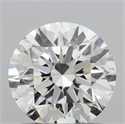 Lab Grown Diamond 1.04 Carats, Round with Ideal Cut, F Color, VS1 Clarity and Certified by IGI