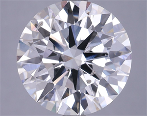Picture of Lab Grown Diamond 5.04 Carats, Round with Ideal Cut, H Color, SI1 Clarity and Certified by IGI