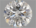 Natural Diamond 0.70 Carats, Round with Very Good Cut, H Color, I1 Clarity and Certified by GIA