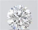 Lab Grown Diamond 1.30 Carats, Round with Ideal Cut, D Color, VVS2 Clarity and Certified by IGI