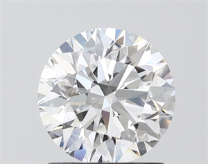 Picture of Lab Grown Diamond 1.30 Carats, Round with Ideal Cut, D Color, VVS2 Clarity and Certified by IGI