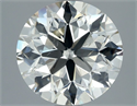 Natural Diamond 3.03 Carats, Round with Excellent Cut, J Color, SI1 Clarity and Certified by IGI