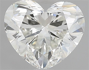 Picture of Natural Diamond 1.50 Carats, Heart with  Cut, H Color, IF Clarity and Certified by IGI