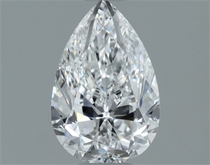 Foto Diamante Natural 0.90 quilates, De pera , Color F, claridad SI2 y certificado GIA de