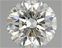 Natural Diamond 0.73 Carats, Round with Excellent Cut, L Color, VS2 Clarity and Certified by GIA