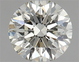Picture of Natural Diamond 0.73 Carats, Round with Excellent Cut, L Color, VS2 Clarity and Certified by GIA