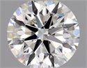 Diamante Natural 0.50 quilates, Redondo , Color H, claridad VS1 y certificado GIA