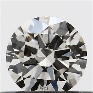 Picture of Natural Diamond 0.53 Carats, Round with Excellent Cut, H Color, VS2 Clarity and Certified by GIA