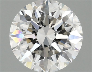 Picture of Lab Grown Diamond 1.55 Carats, Round with Ideal Cut, F Color, VVS2 Clarity and Certified by IGI