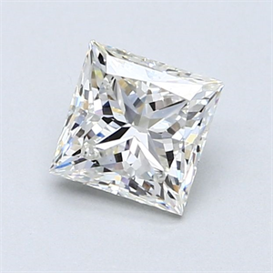 Foto Diamante Natural 1.01 quilates, Princesa , Color I, claridad VS1 y certificado GIA de