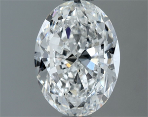 Picture of Natural Diamond 1.00 Carats, Oval with  Cut, E Color, SI2 Clarity and Certified by GIA