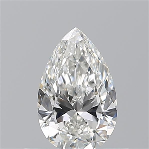 Foto Diamante Natural 0.51 quilates, De pera , Color G, claridad VVS1 y certificado GIA de