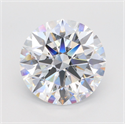 Lab Grown Diamond 6.08 Carats, Round with Ideal Cut, E Color, VVS1 Clarity and Certified by IGI
