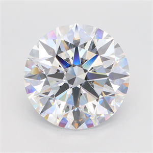 Picture of Lab Grown Diamond 6.08 Carats, Round with Ideal Cut, E Color, VVS1 Clarity and Certified by IGI