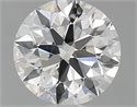 Natural Diamond 0.87 Carats, Round with Excellent Cut, G Color, VVS2 Clarity and Certified by GIA