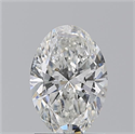 Natural Diamond 1.50 Carats, Oval with  Cut, H Color, SI2 Clarity and Certified by GIA
