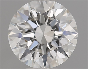 Picture of Natural Diamond 0.53 Carats, Round with Excellent Cut, H Color, VVS2 Clarity and Certified by GIA