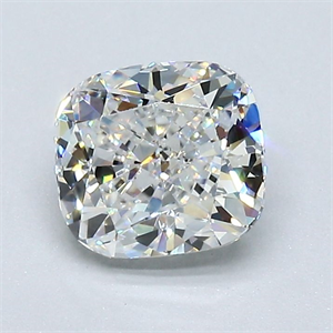 Foto Diamante Natural 1.25 quilates, Del cojín , Color E, claridad VS2 y certificado GIA de