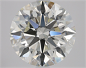Diamante Natural 3.01 quilates, Redondo , Color I, claridad VS1 y certificado HRD