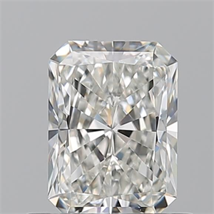 Picture of Natural Diamond 0.72 Carats, Radiant with  Cut, H Color, VVS2 Clarity and Certified by GIA