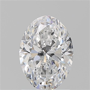Picture of Natural Diamond 1.52 Carats, Oval with  Cut, D Color, SI1 Clarity and Certified by GIA