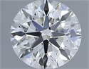 Natural Diamond 0.50 Carats, Round with Excellent Cut, E Color, VS2 Clarity and Certified by IGI