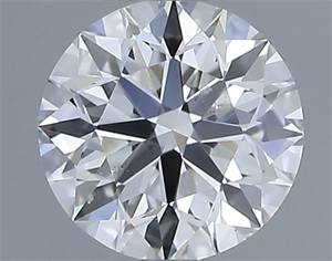 Picture of Natural Diamond 0.50 Carats, Round with Excellent Cut, E Color, VS2 Clarity and Certified by IGI